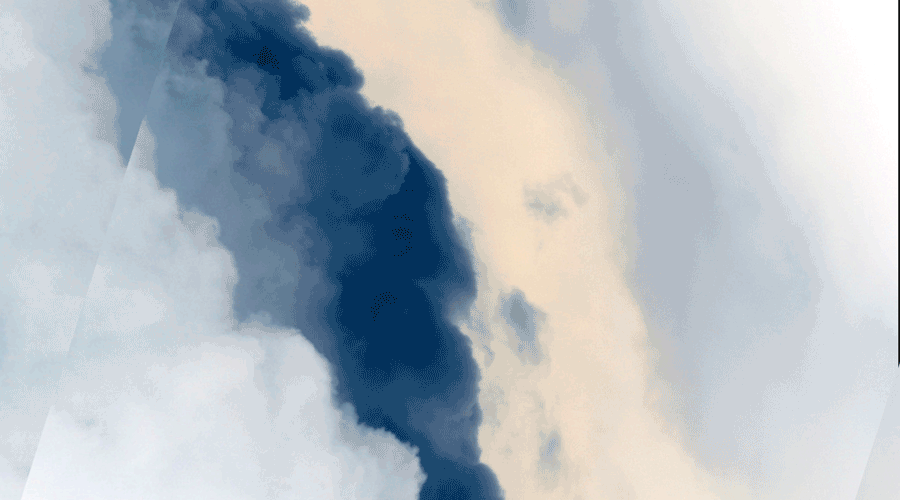 Emilie in the clouds